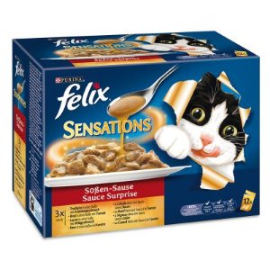 Pâtée pour chat viande poisson 4 x 100 g FELIX - Cdiscount